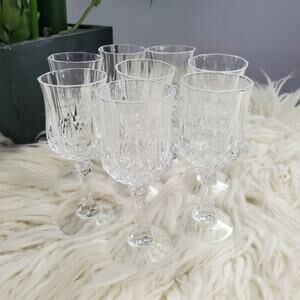 Vintage Cristal D'Arques Cordial Glass Set
